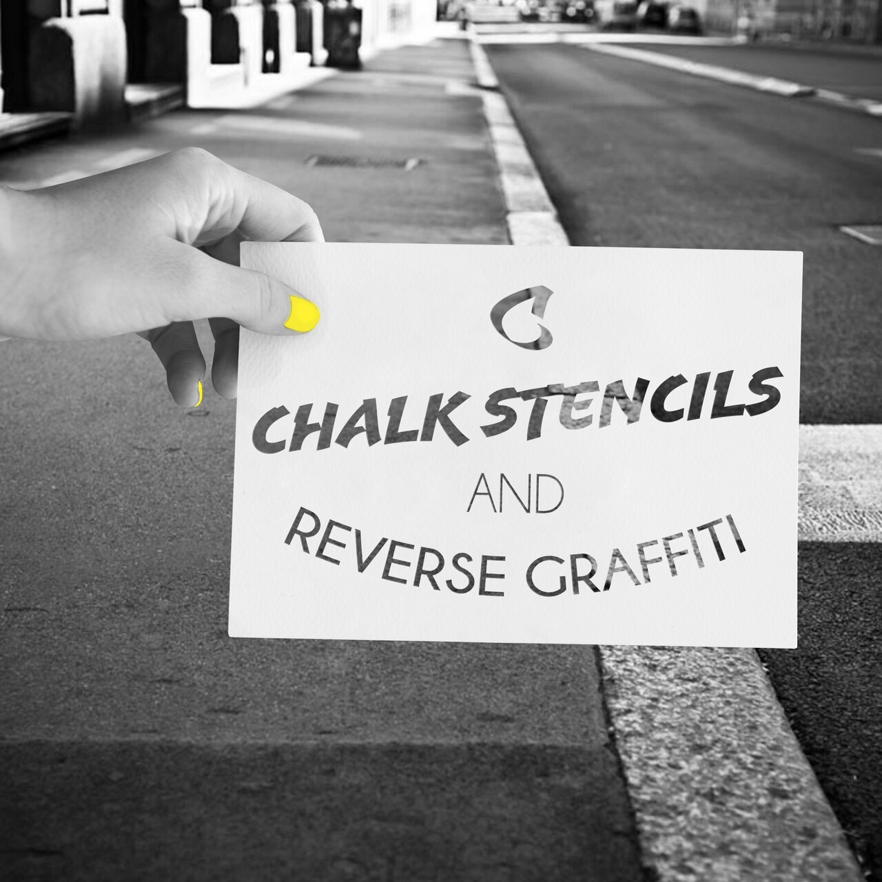 Chalk Stencils & Reverse Graffiti - Craze™ Collective
